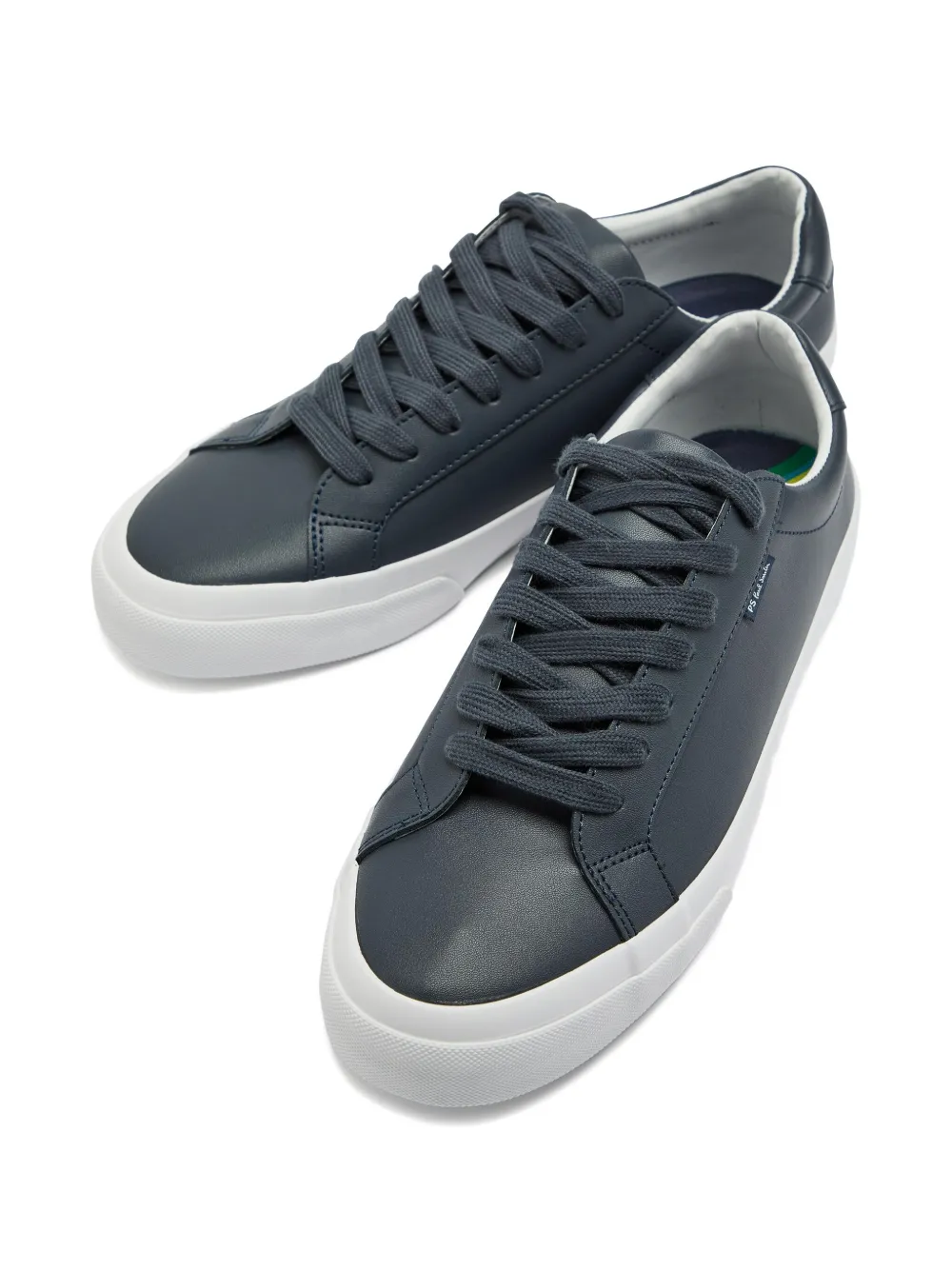 Paul Smith Amos lace-up leather sneakers Blue