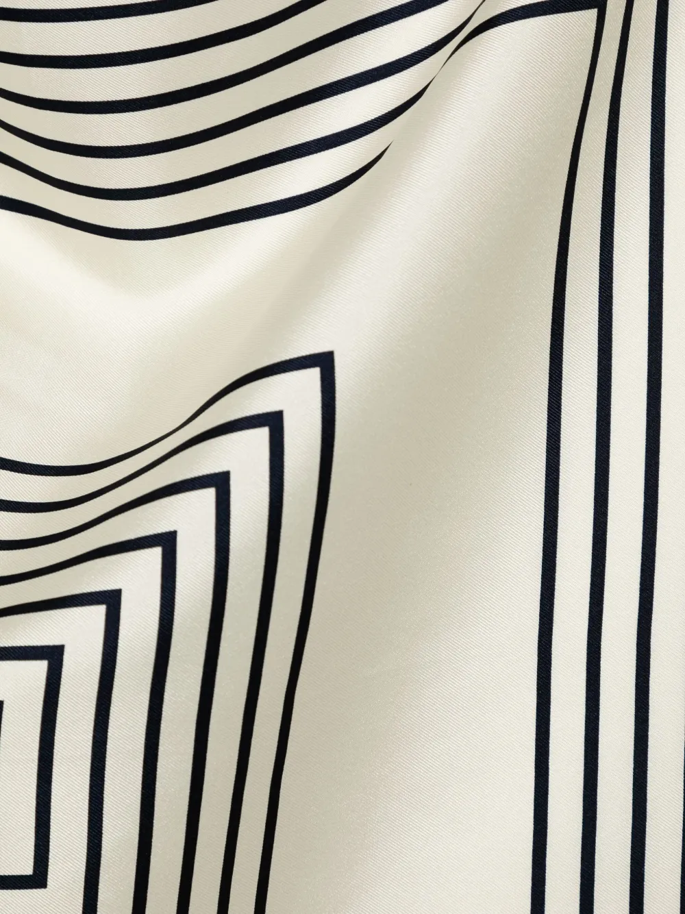 lescarf Gestreepte sjaal Beige