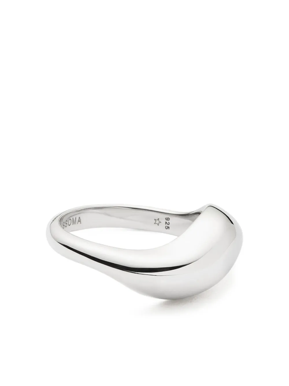 Missoma Savi signature stacking ring | Silver | Image 1