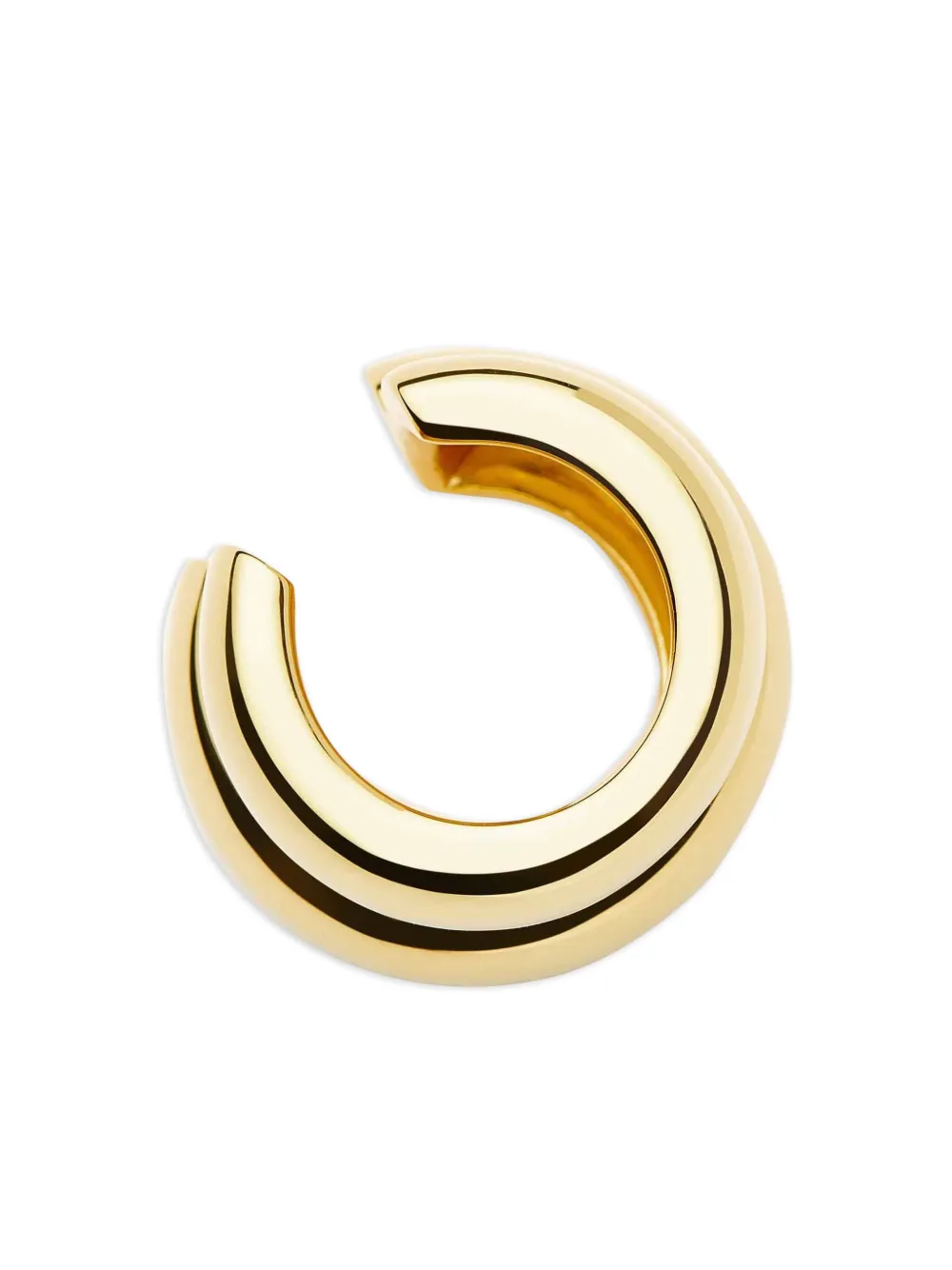 Missoma Sculptural Double 18kt Gold-plated Ear Cuff In Gold