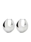 Missoma Sculptural Pebble hoop earrings - Silver