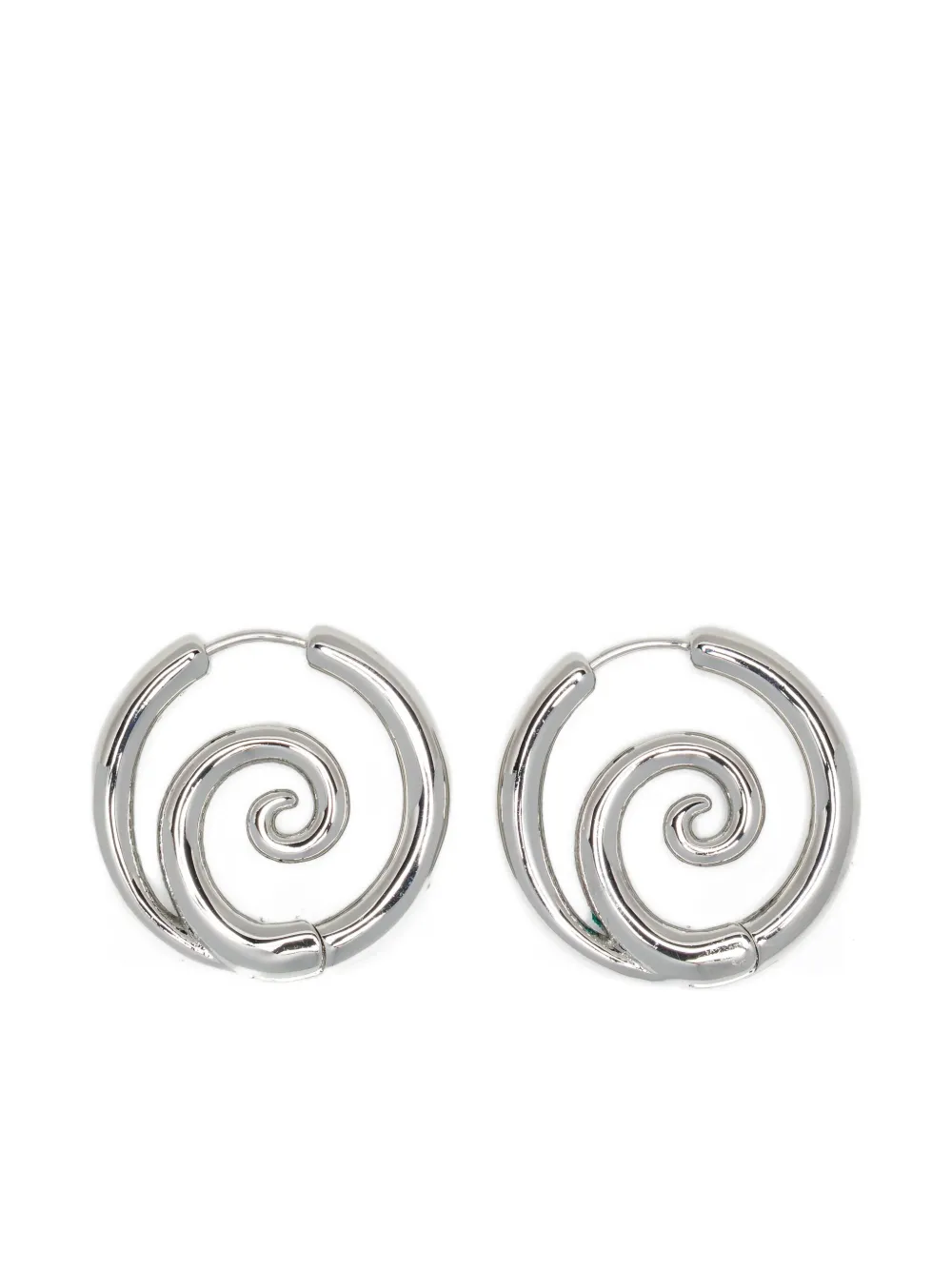 Kenneth Jay Lane swirl-hoop earrings | Silver | Image 1