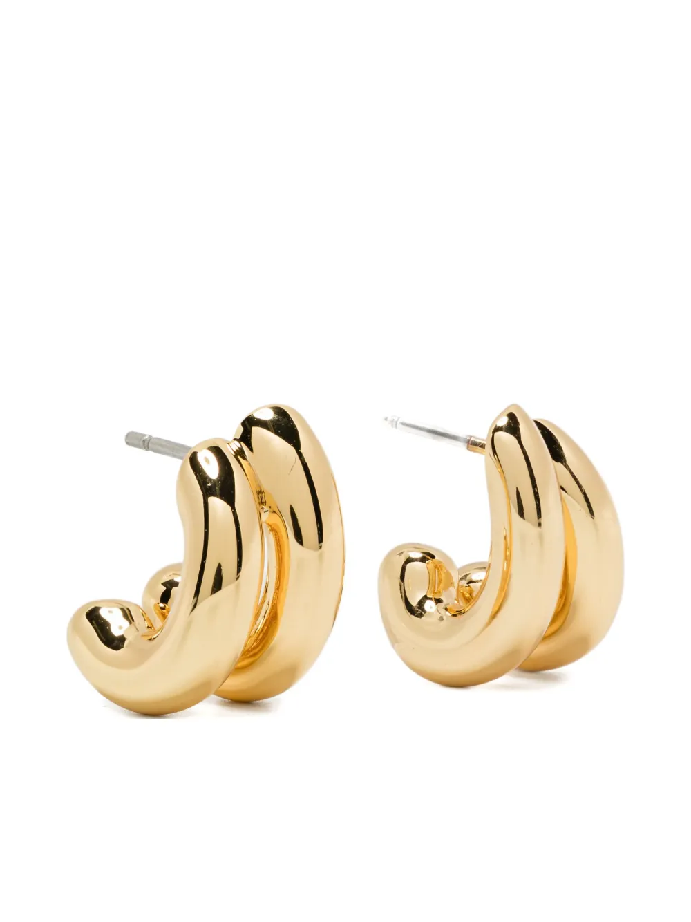 Jenny Bird Mini Florence 14kt Gold-plated Hoop Earrings In Gold