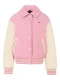 Tommy Hilfiger Junior contrast-sleeve bomber jacket - Pink