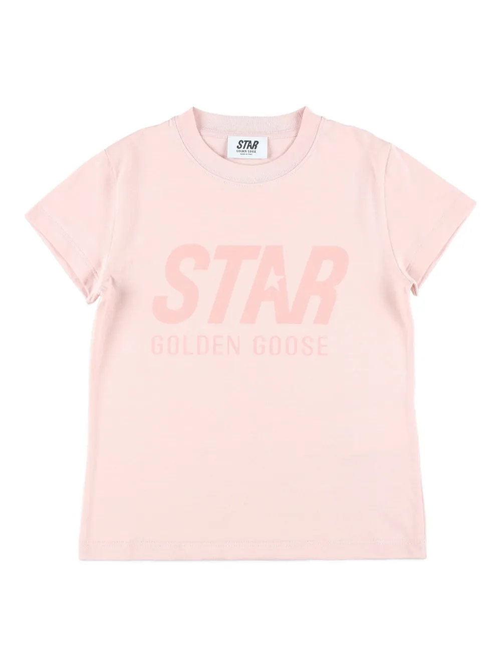 Golden Goose Kids tonal-logo t-shirt Roze