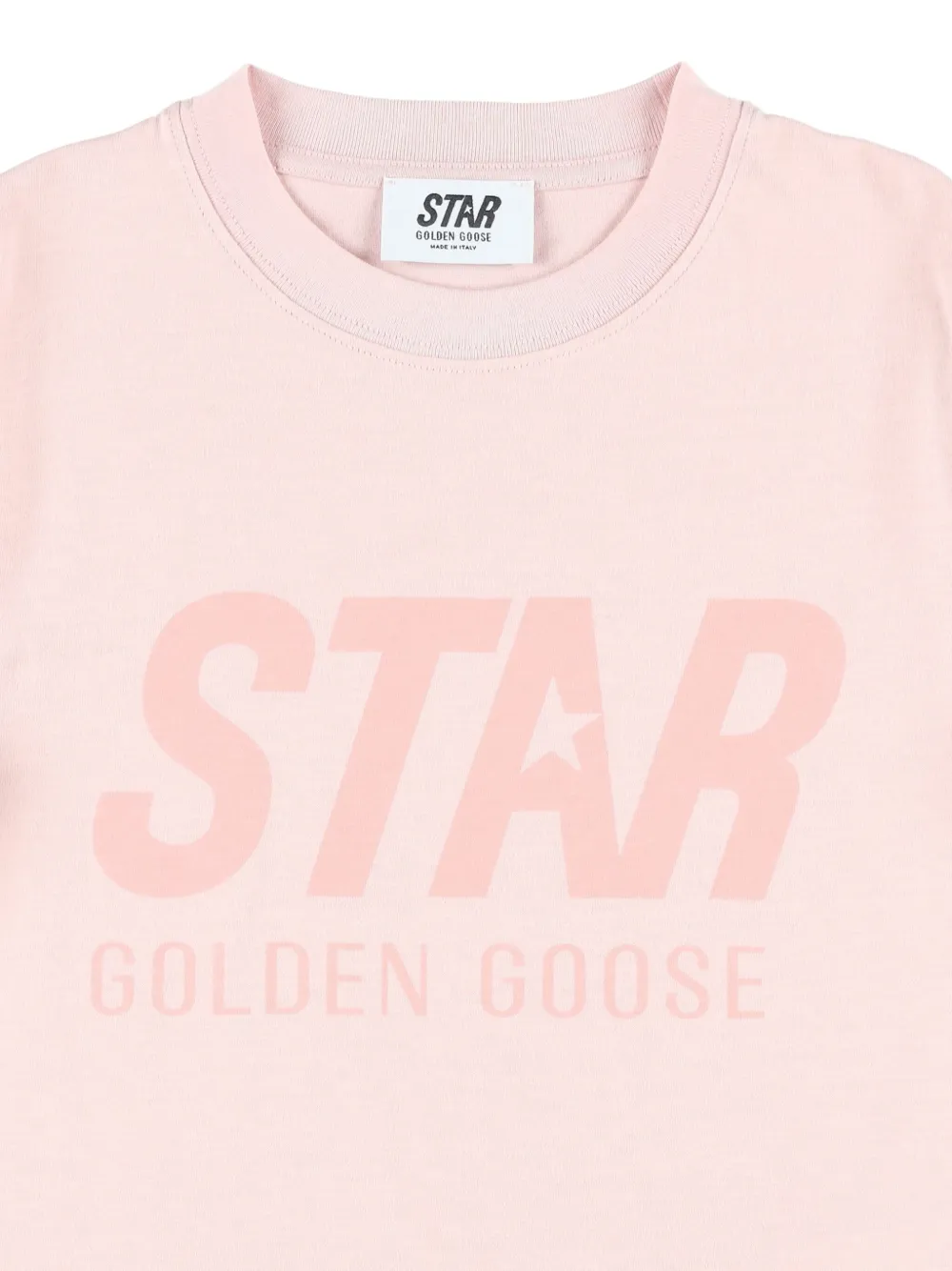 Golden Goose Kids tonal-logo t-shirt Roze
