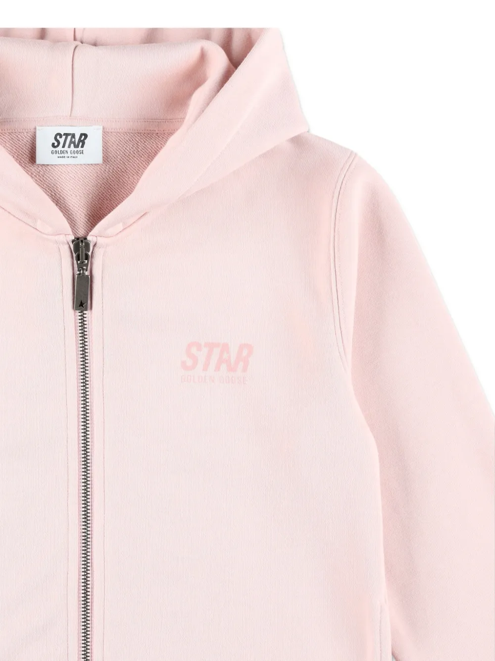 Golden Goose Kids zip-up hoodie Roze