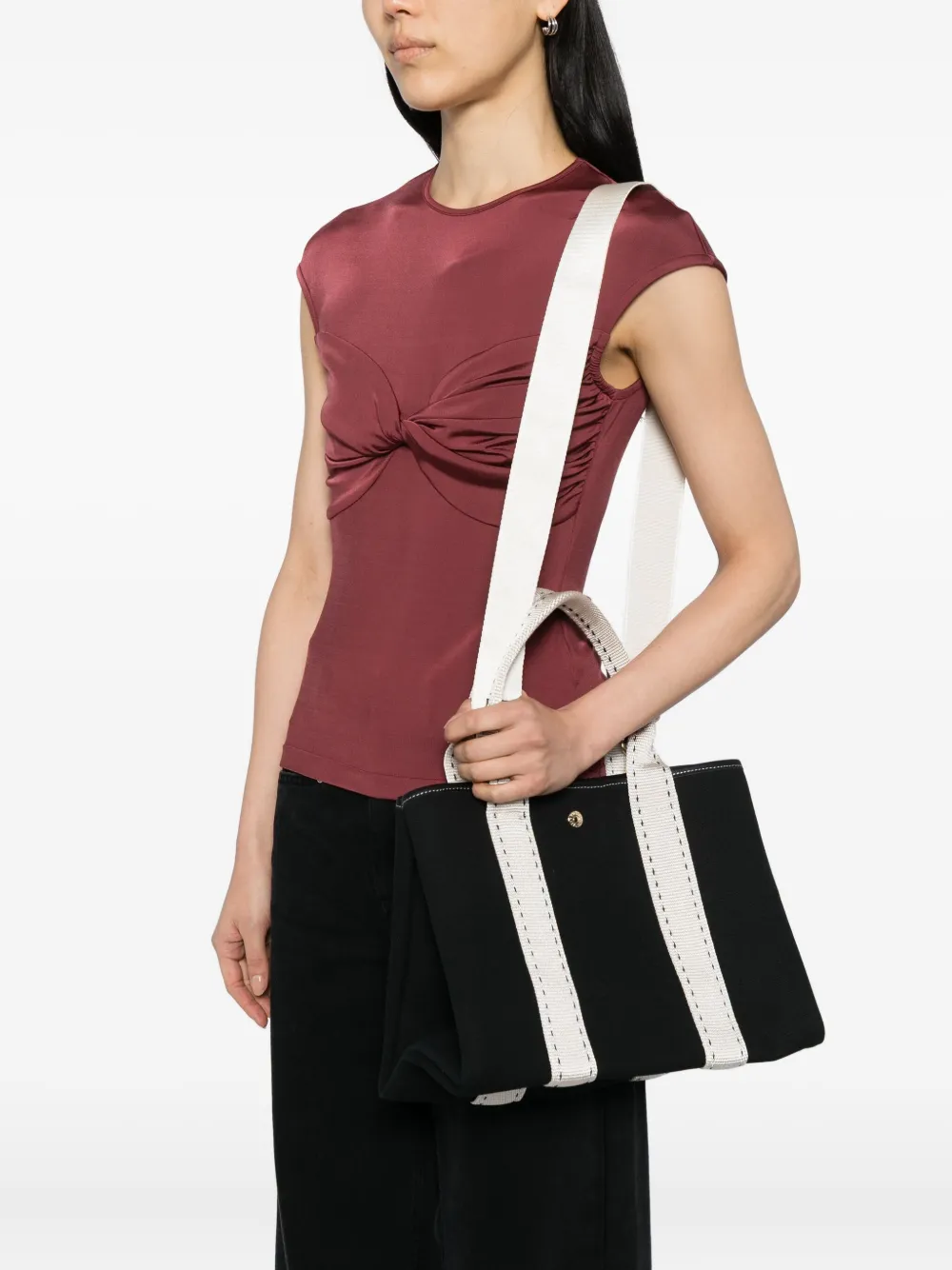 Rue De Verneuil Medium Traversée shopper - Zwart