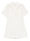 casa raki Cora dress - Neutrals
