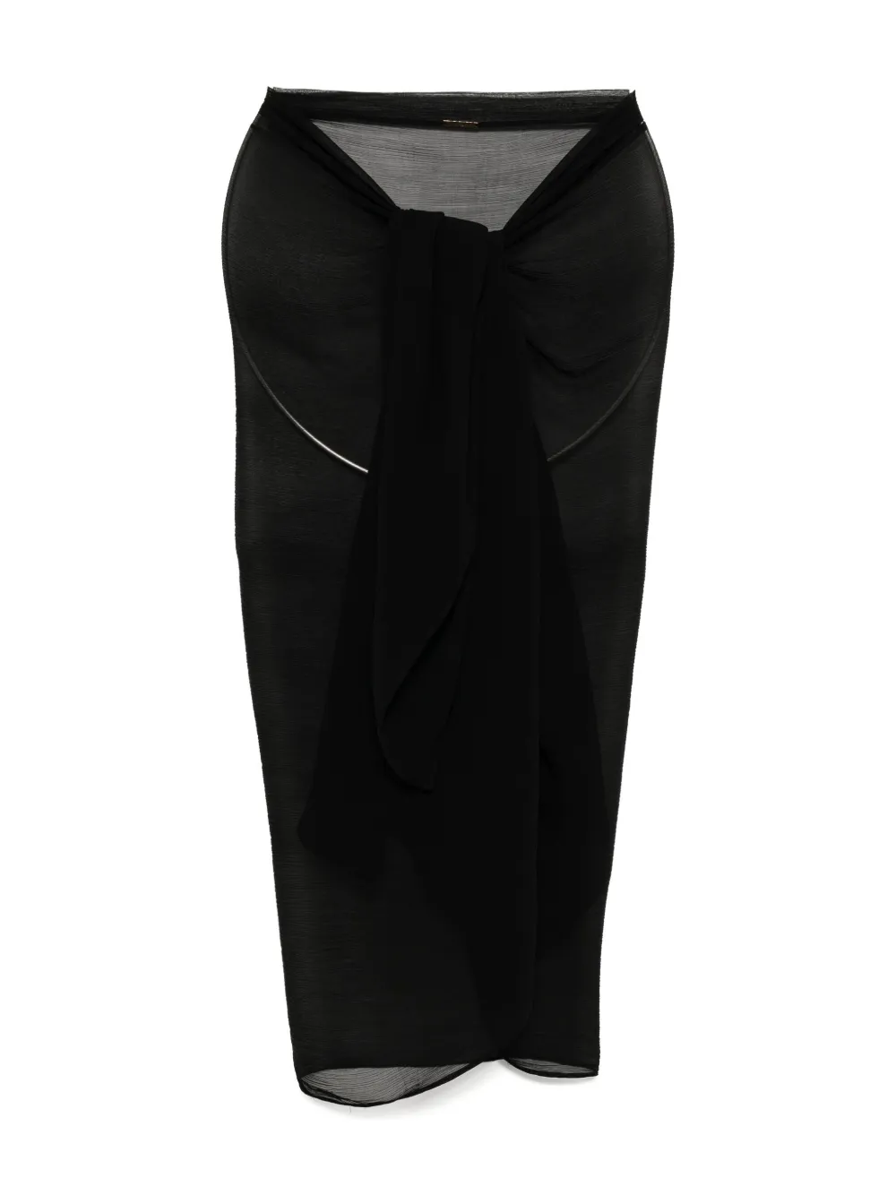 Away That Day Santorini Sarong In Black