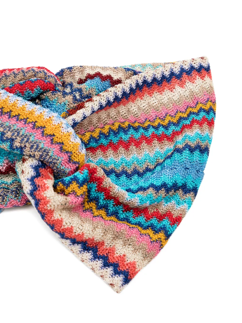 Missoni Gebreide Haarband Blauw