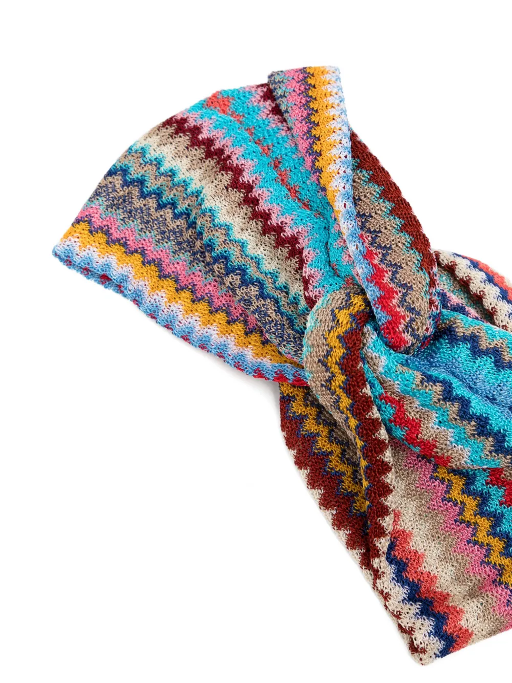 Missoni Gebreide Haarband Blauw