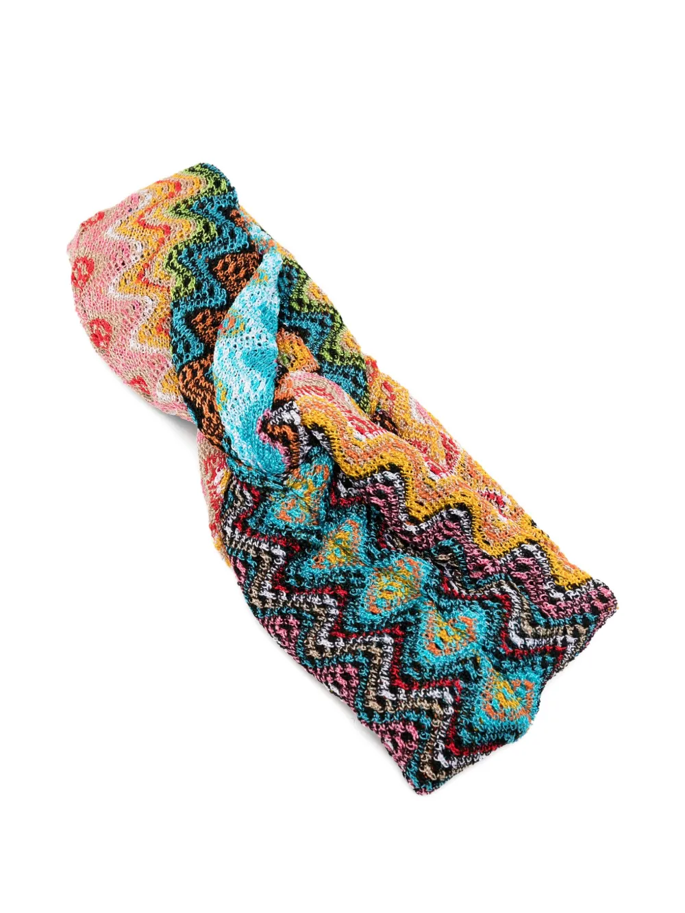 Missoni Gebreide Haarband Roze
