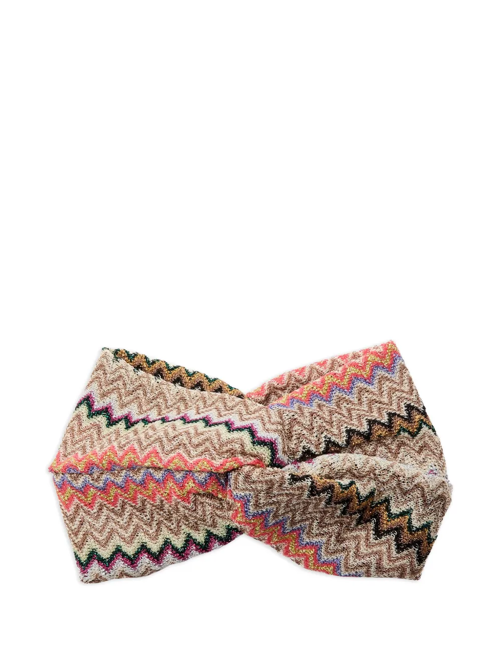 Missoni cinta para el pelo de punto en zigzag | neutro | Image 1