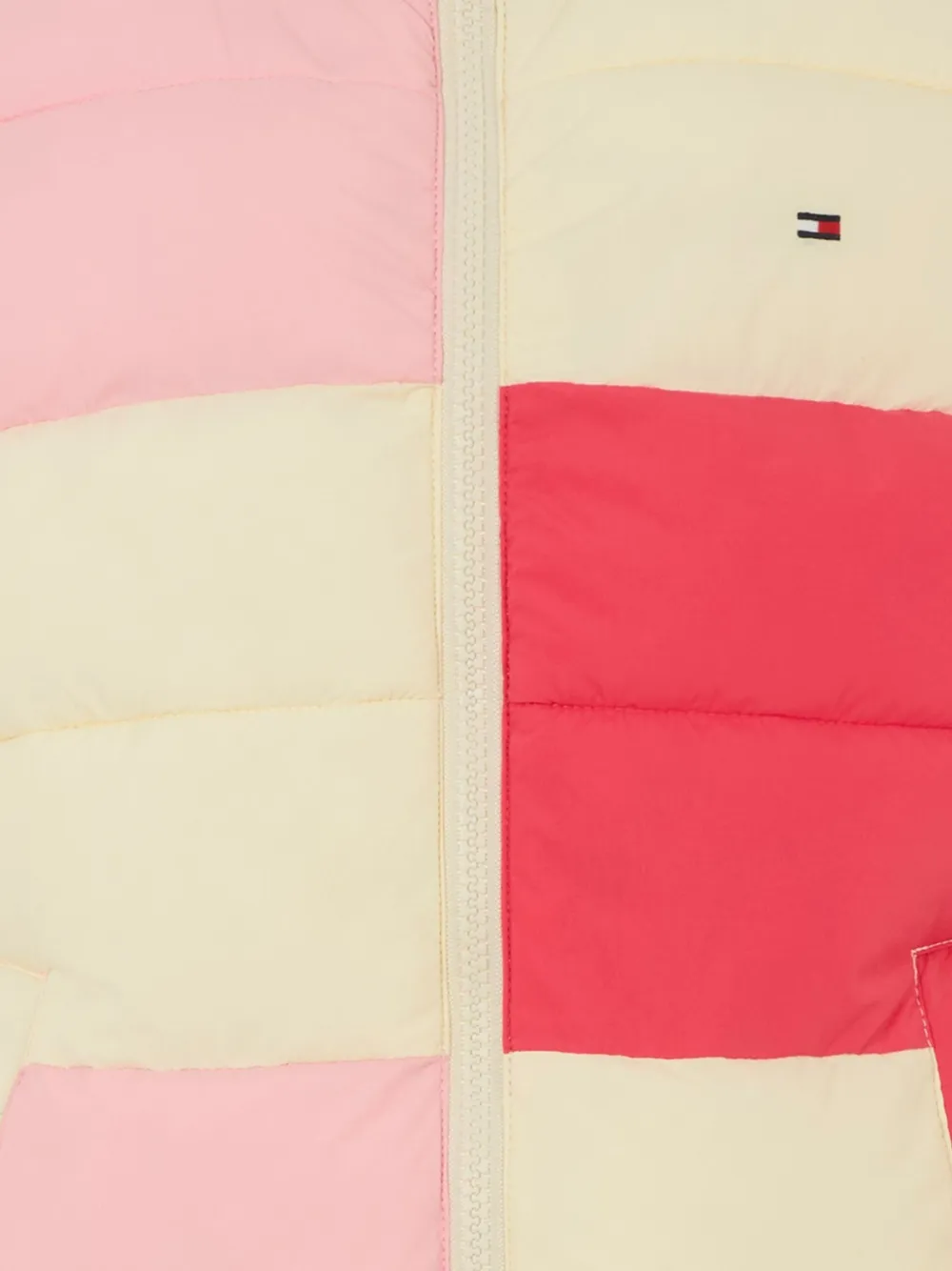 Tommy Hilfiger Junior Bodywarmer met colourblocking Beige