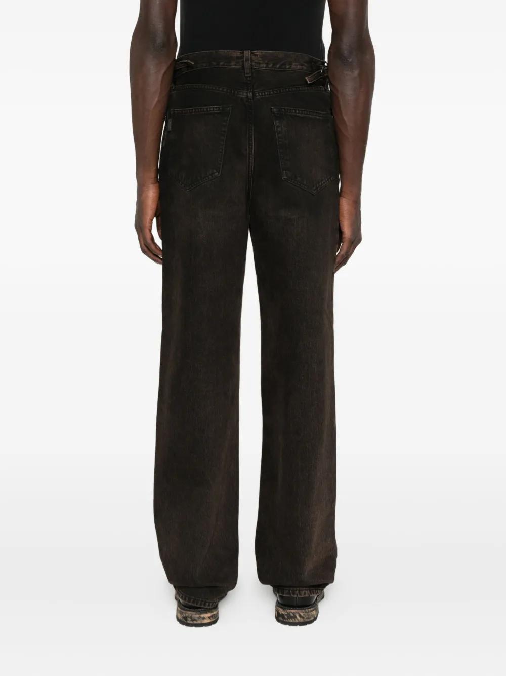 Haikure Jeans met vijf zakken Bruin