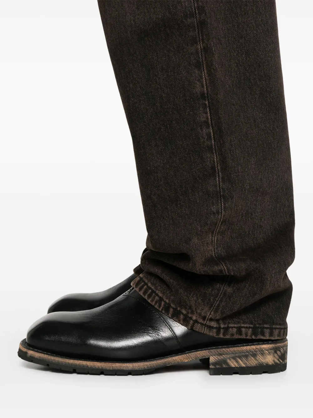 Haikure Jeans met vijf zakken Bruin