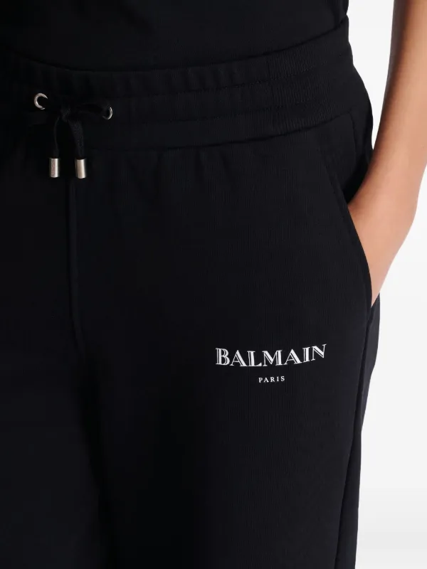 Balmain logo-print Track Pants | Black | FARFETCH