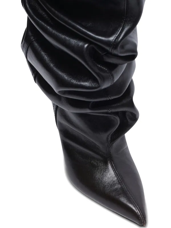 Balmain Stivali Sopra Il Ginocchio 95mm Nero FARFETCH IT