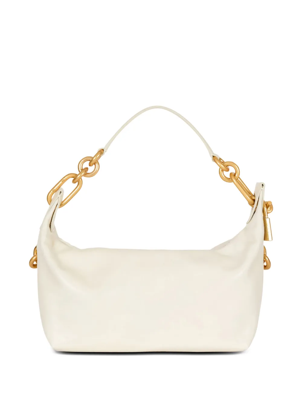 Balmain Medium Sync leren schoudertas - Wit