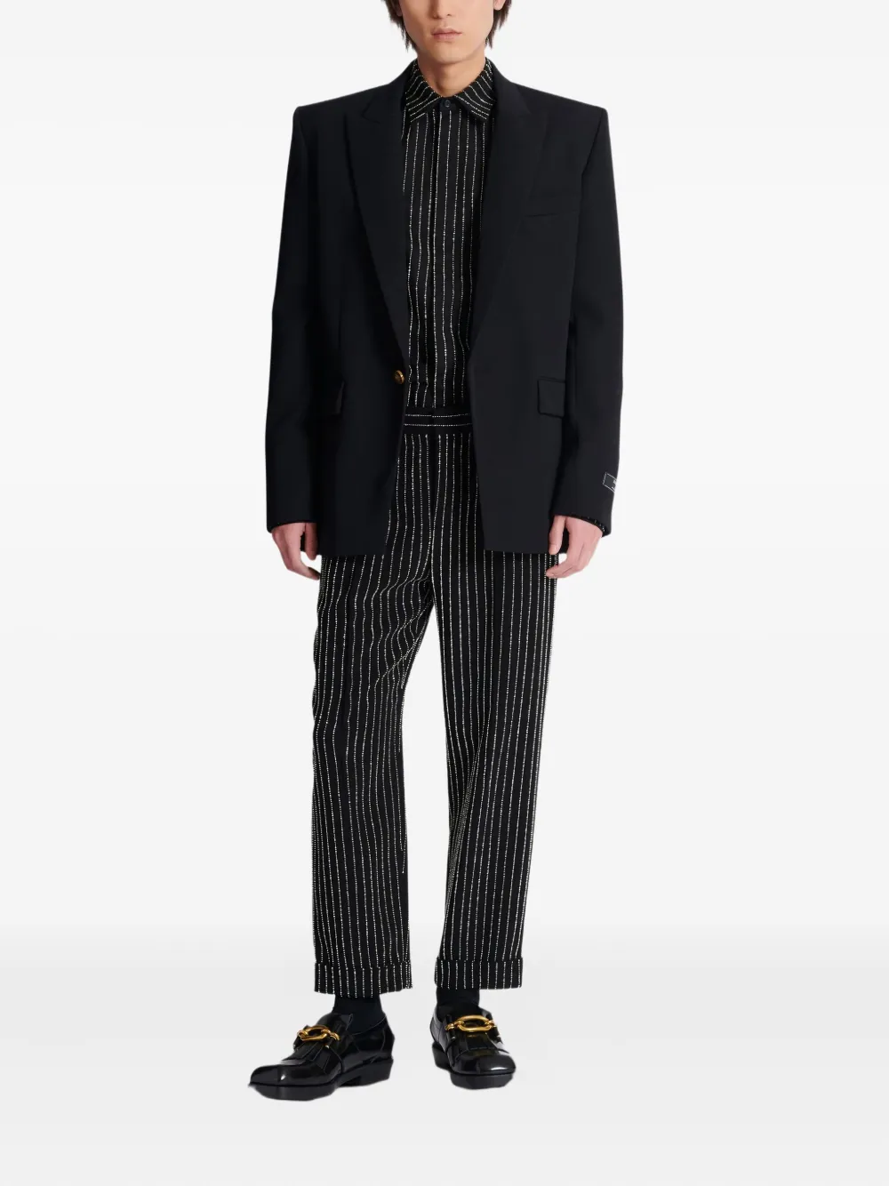 Balmain single-button wool jacket | Suit & Dinner Jackets | Image 2
