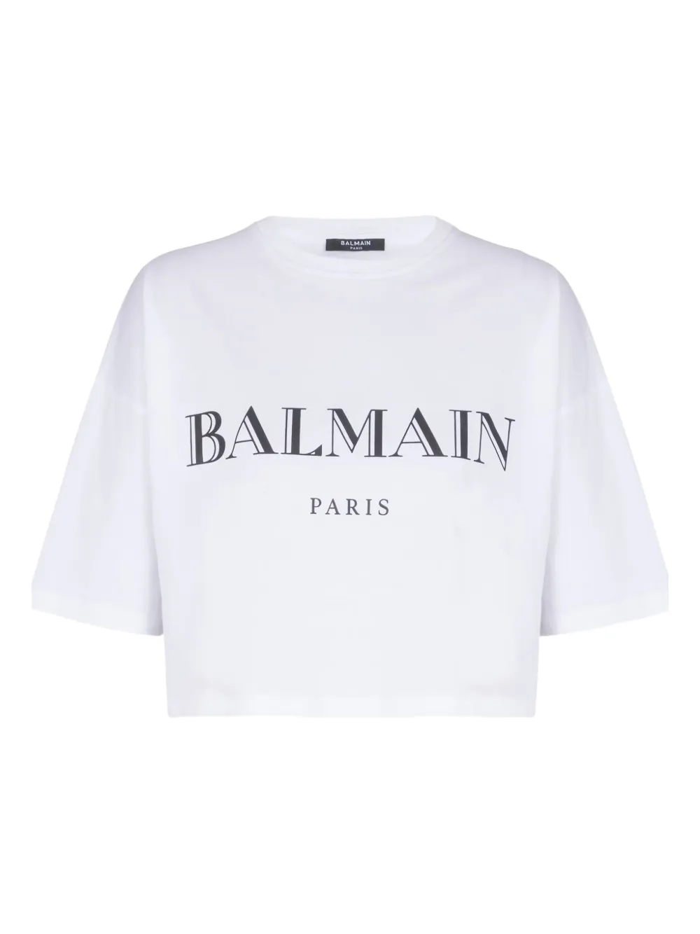 Balmain T-shirt met logoprint Wit