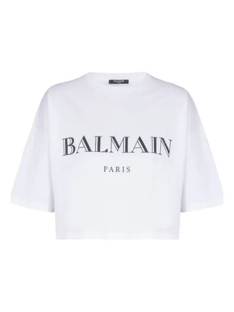 Balmain t-shirt à logo imprimé