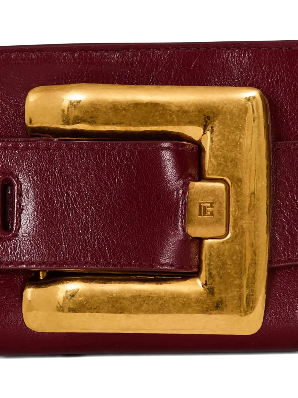 Balmain Anthem clutch Rood