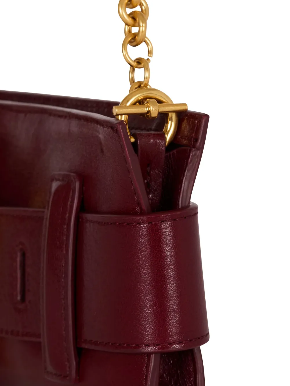 Balmain Anthem clutch Rood