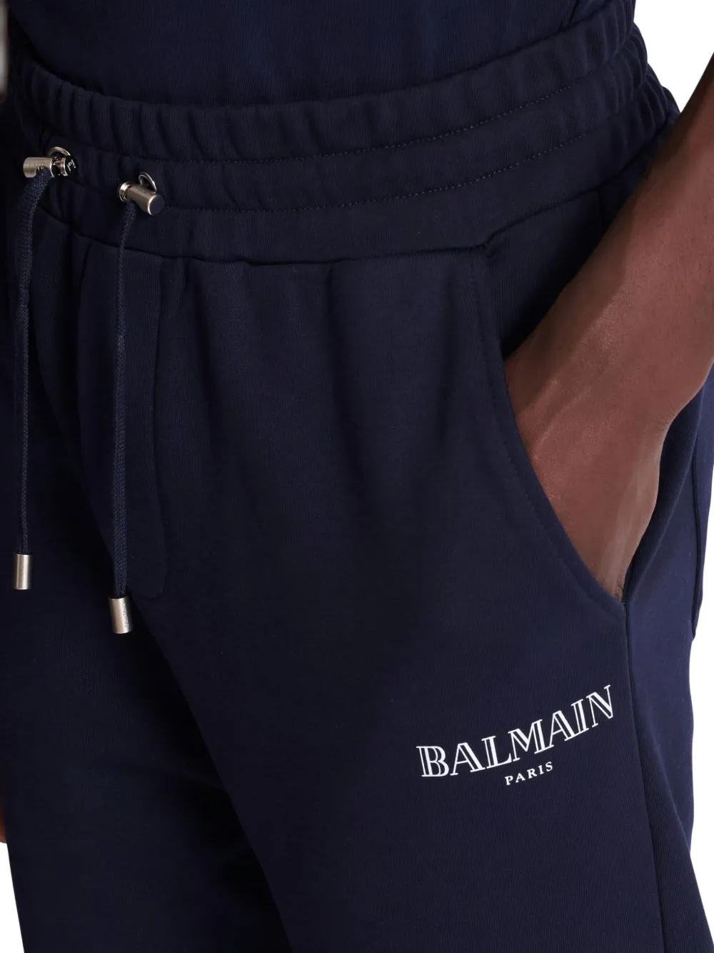 Balmain Trainingsbroek met logoprint Blauw