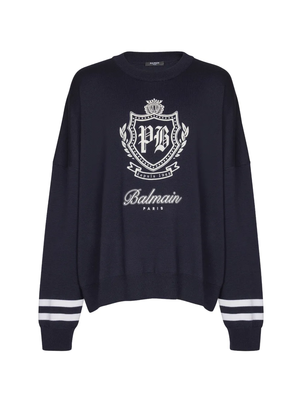 Balmain Gestreepte trui Blauw