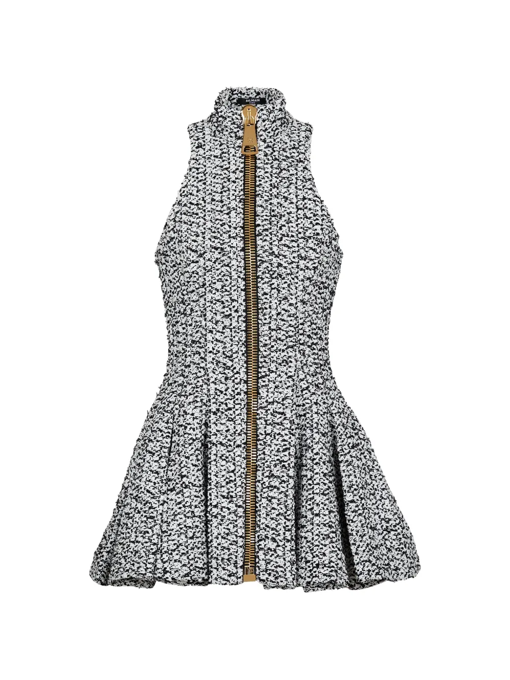 Balmain Abito corto svasato - Bianco