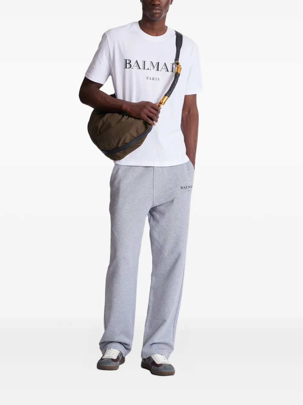 Balmain Paris T-shirt met logo - Wit