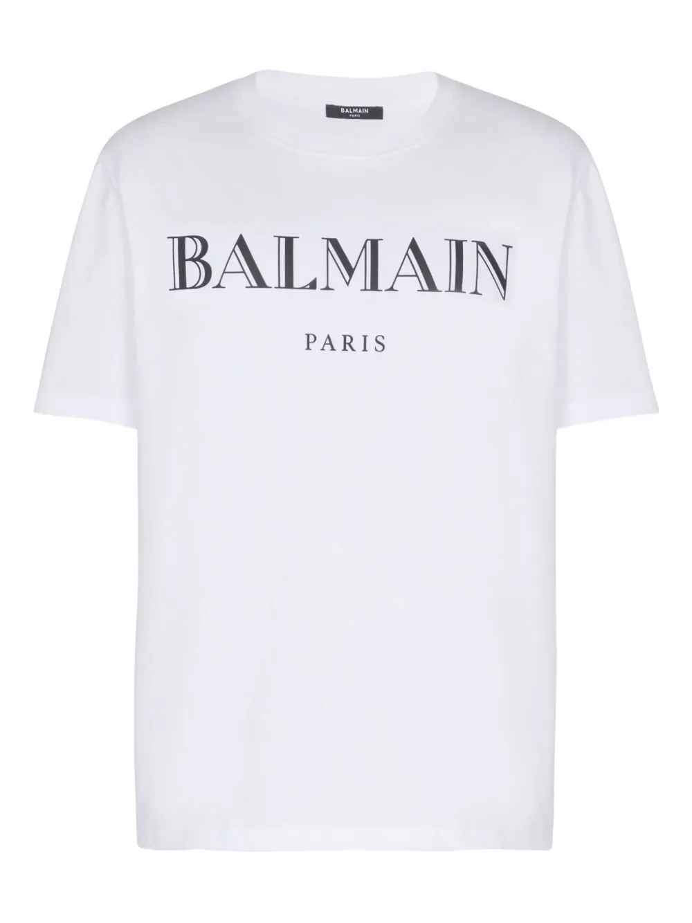 Balmain Paris T-shirt met logo Wit
