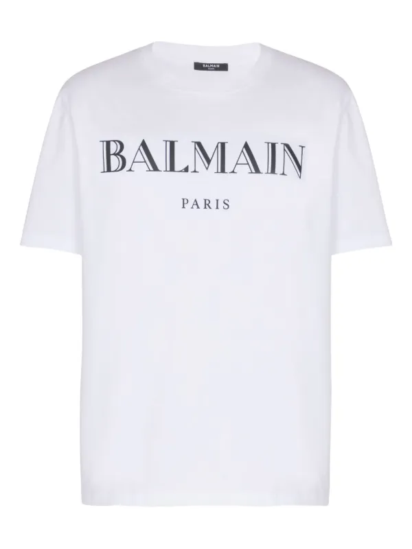 BALMAIN Tシャツ Balmain ロゴ Tシャツ | ブラック | FARFETCH JP