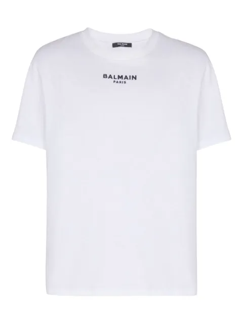 Balmain playera con logo bordado
