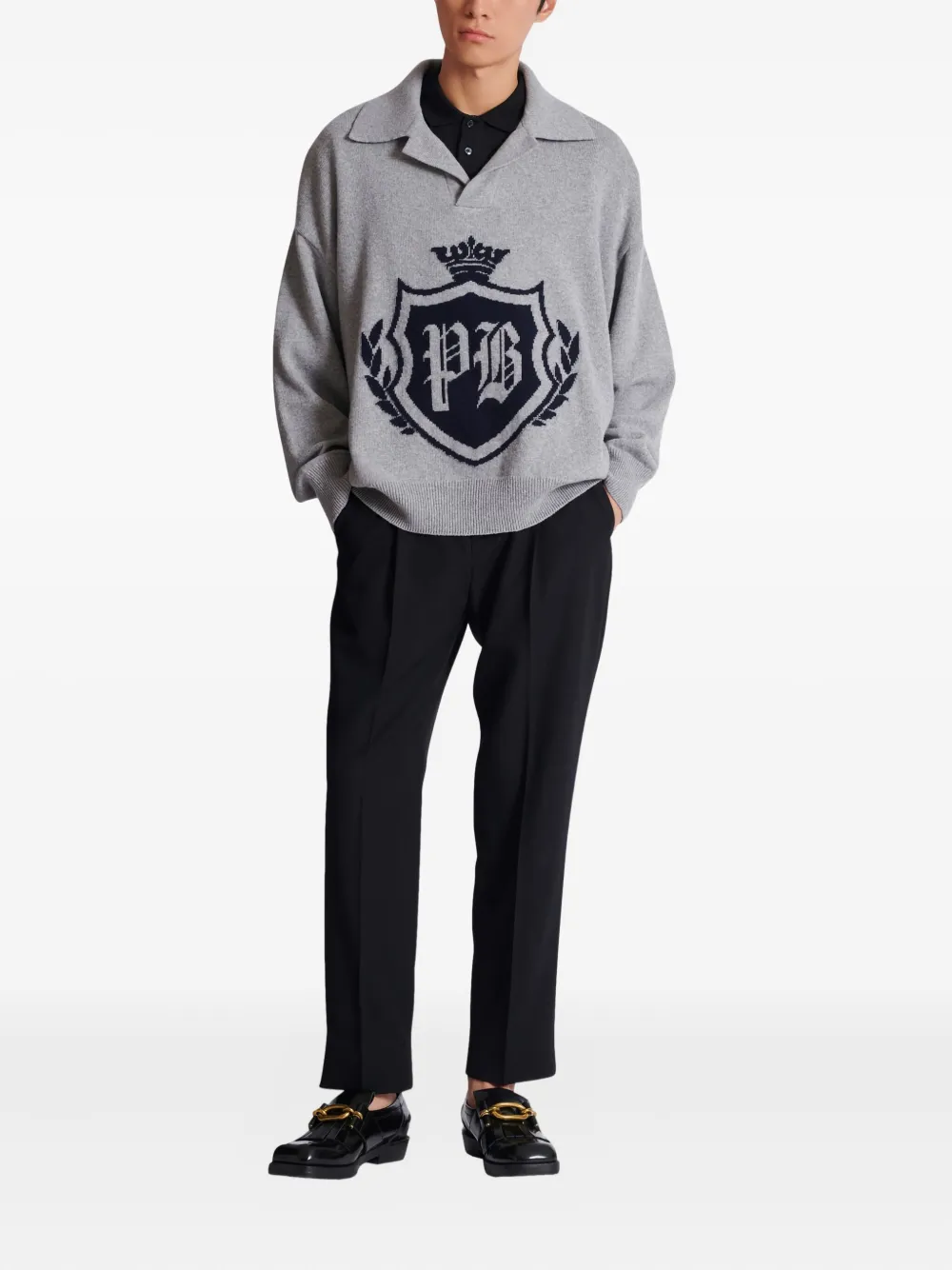 Balmain emblem sweater | Knitted Sweaters | Image 2