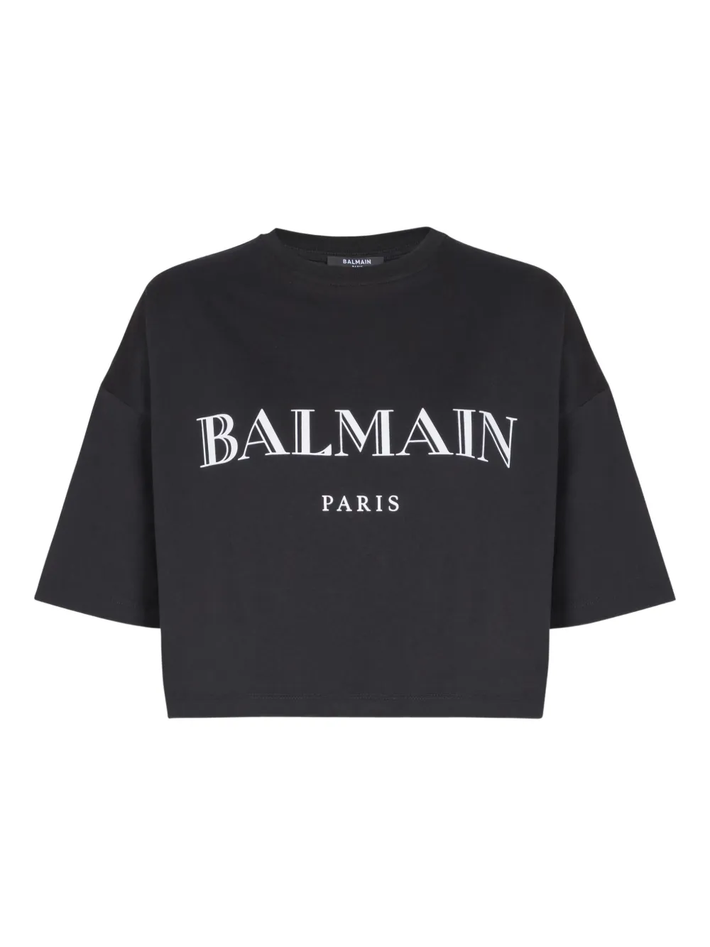 Balmain T-shirt met logoprint Zwart