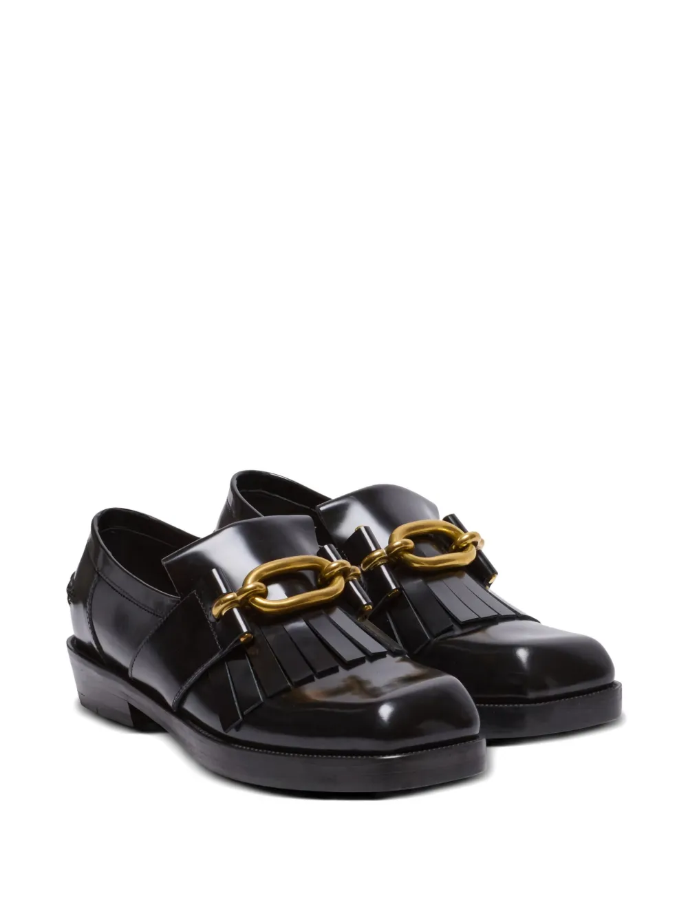 Balmain Sync Glazed leather loafers | Image 2