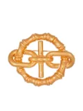 Balmain bamboo chain brooch - Gold