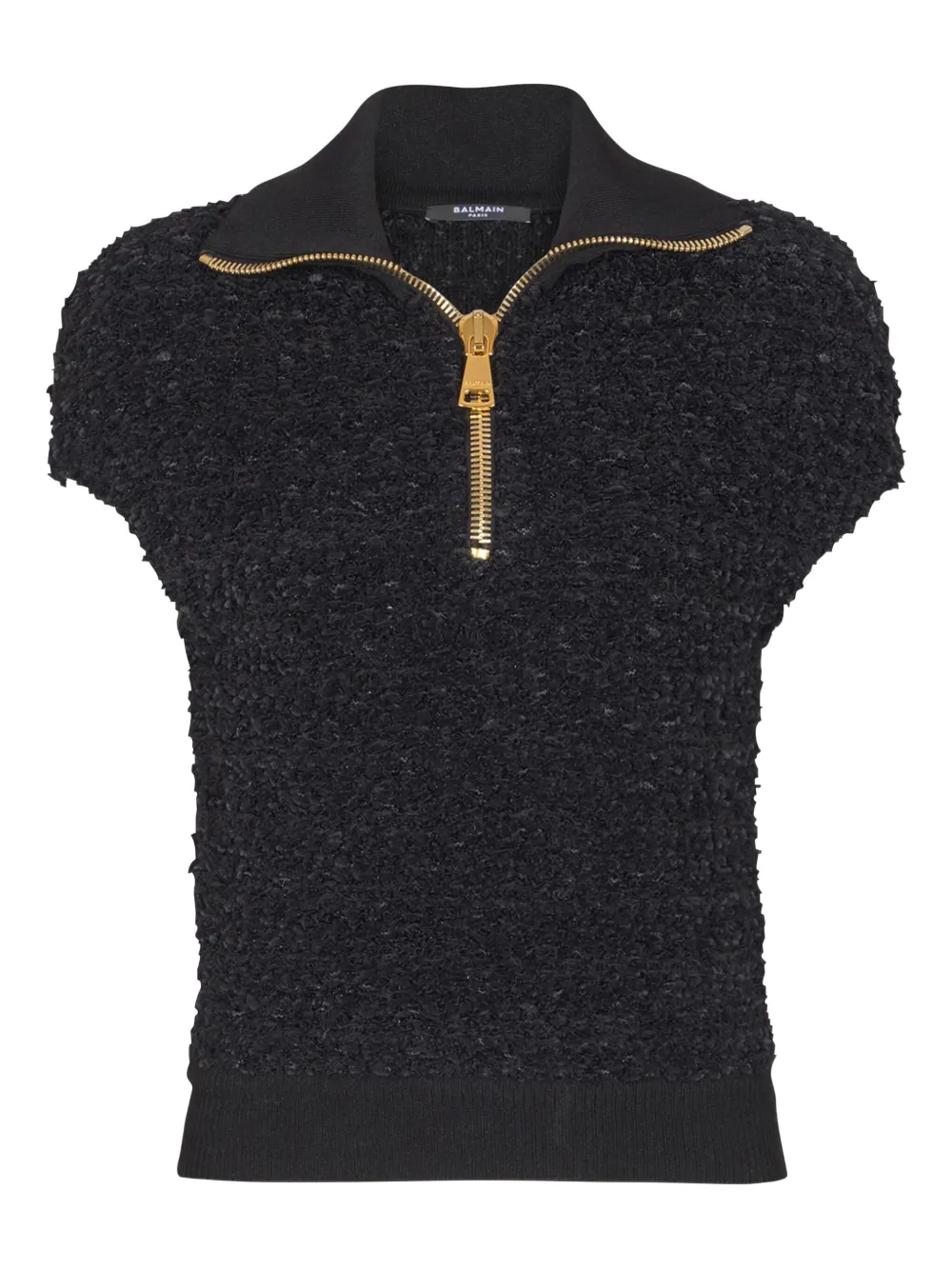 Balmain tweed top | Black | Image 1