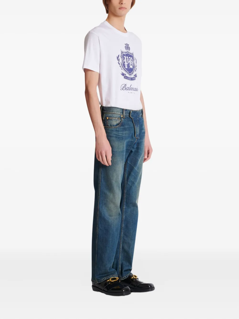 Balmain Straight jeans Blauw