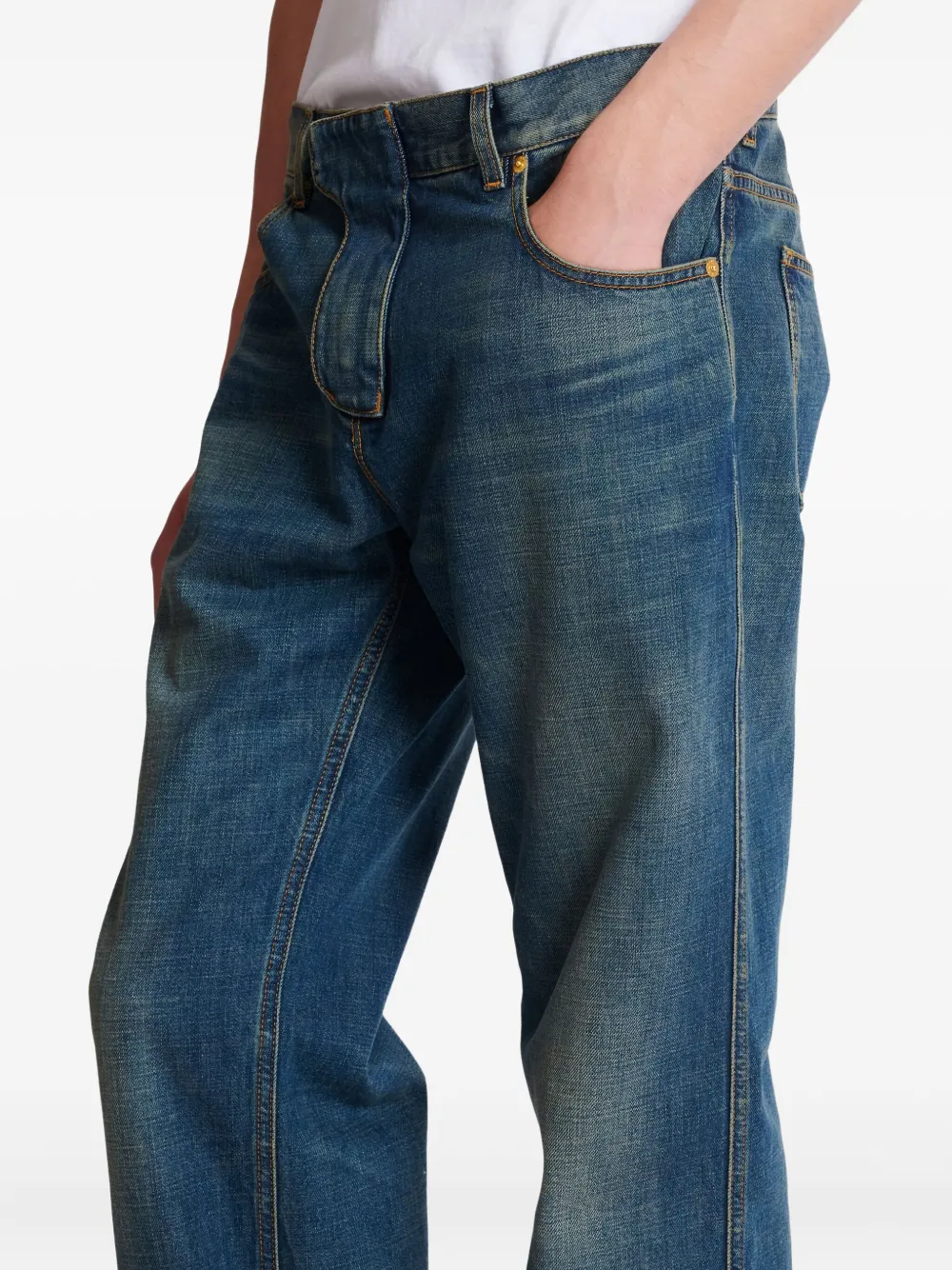 Balmain Straight jeans Blauw