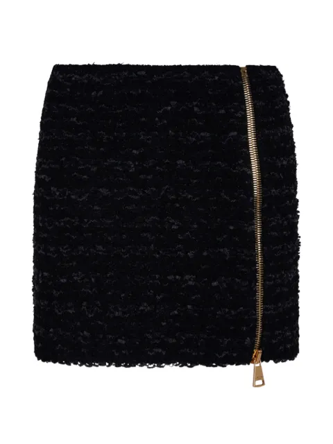 Balmain falda corta de tweed
