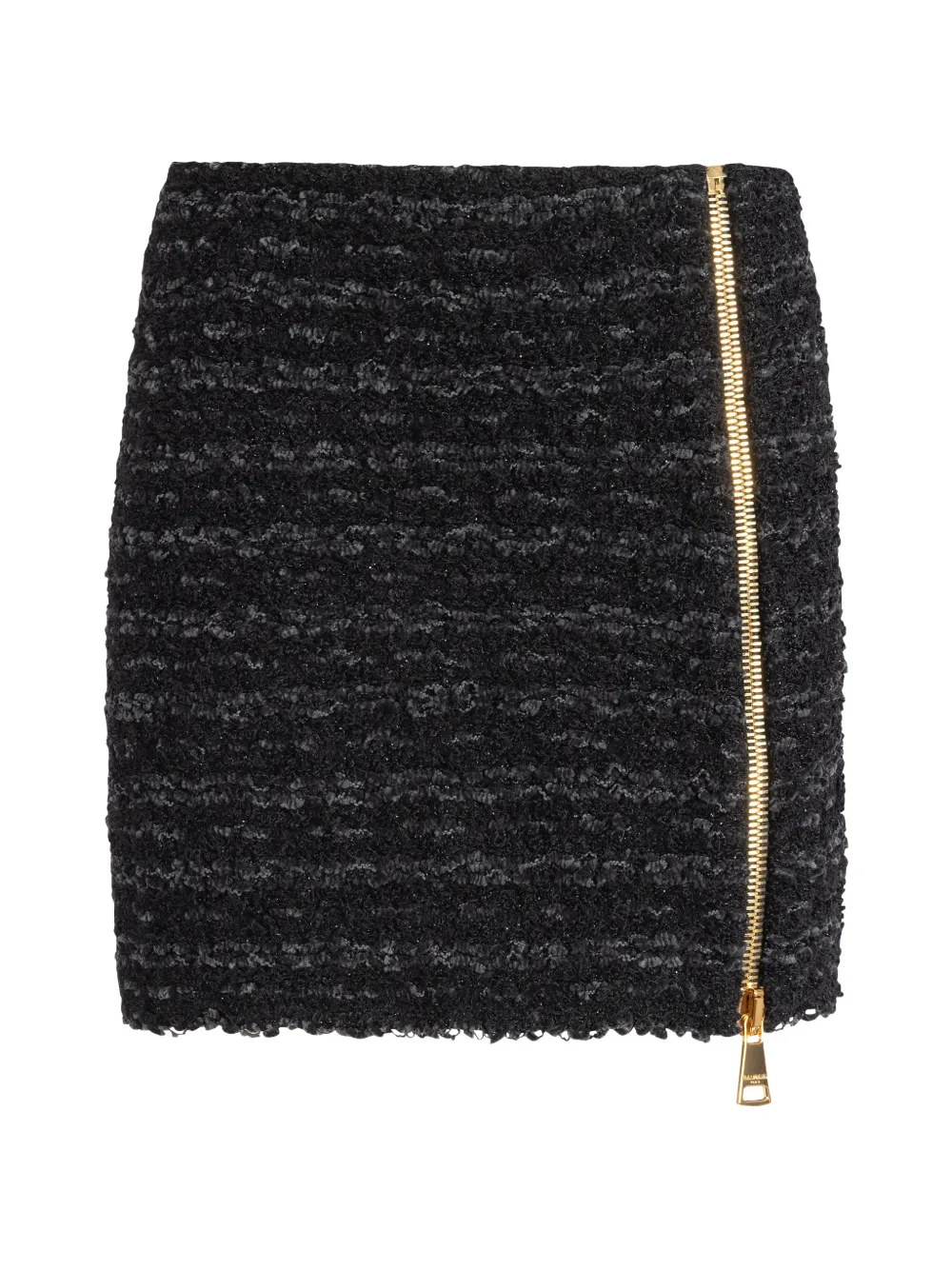 Balmain Tweed mini-rok Zwart