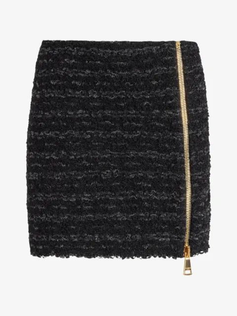 Balmain falda corta de tweed