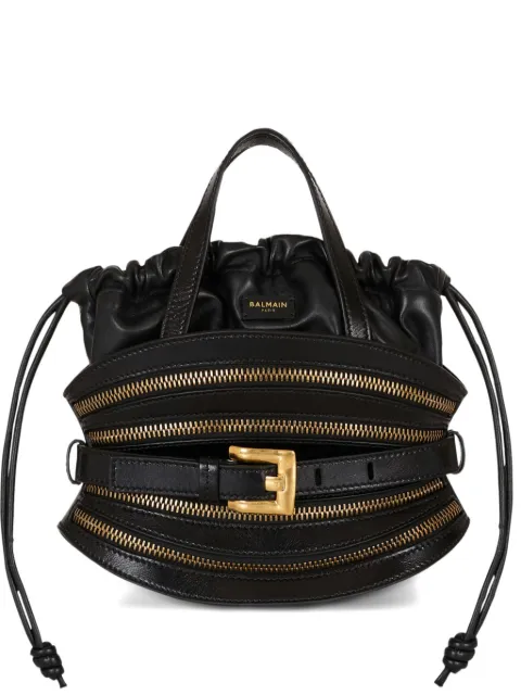 Balmain mini Shuffle zip-belt tote bag