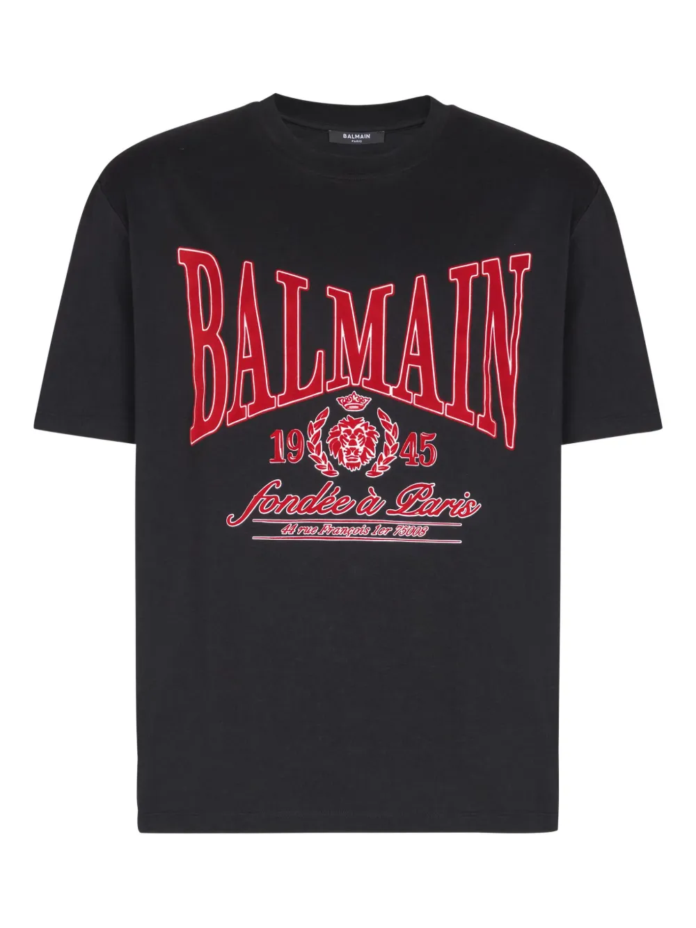 Balmain logo-print T-shirt | Black | Image 1