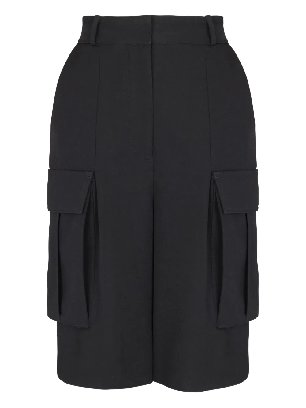 Balmain pleated cargo shorts | Black | Image 1