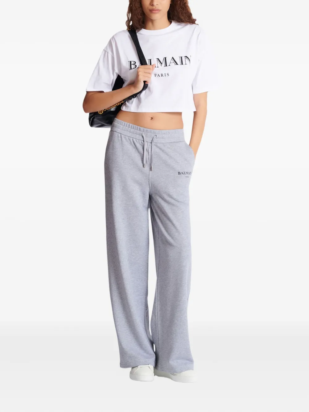 Balmain Trainingsbroek met logoprint - Grijs